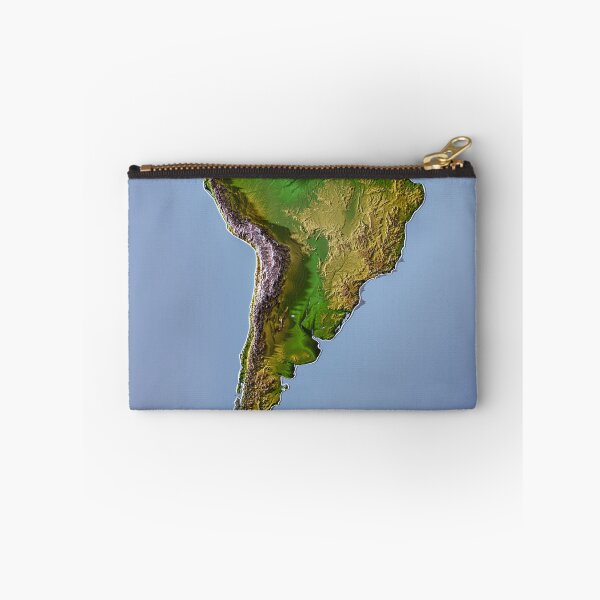 Item preview, South America Topographic Map | 3D Relief Art | Andes and Amazonia designed and sold by Keltoi-art.
