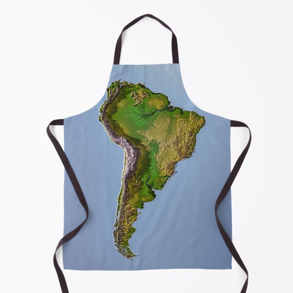 Item preview, Sudamérica Topográfica | Mapa en Relieve 3D | Andes y Amazonía designed and sold by Keltoi-art.