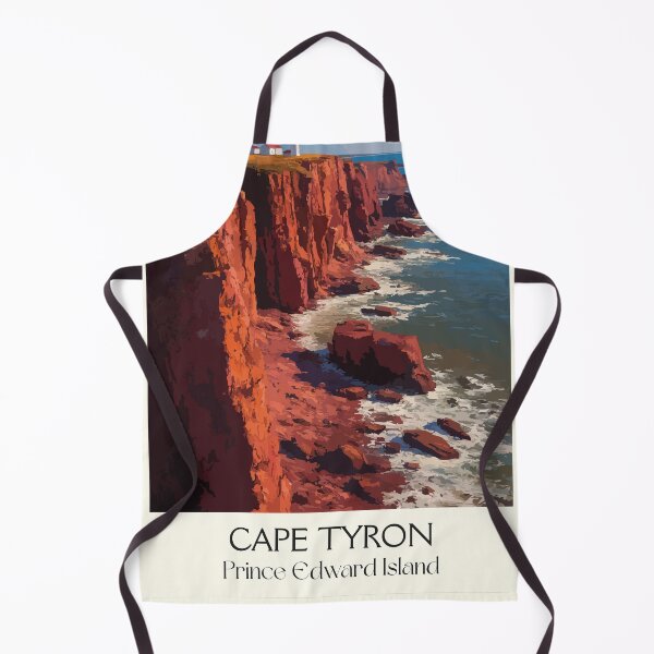 Item preview, Cape Tryon Prince Edward Island | Red Cliffs Lighthouse Poster designed and sold by TuncGK.