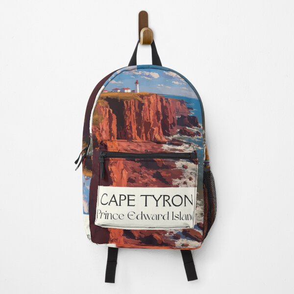Item preview, Cape Tryon Prince Edward Island | Red Cliffs Lighthouse Poster designed and sold by TuncGK.