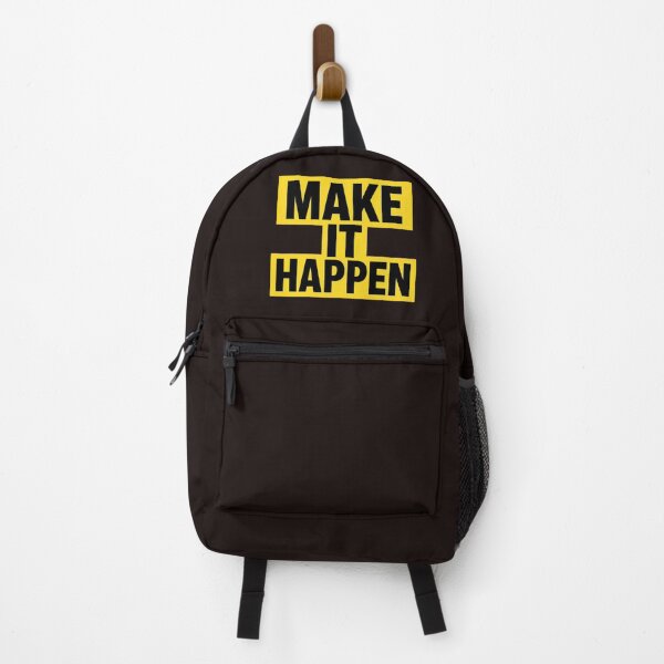 Item preview, Make It Happen – Motivational Quote Typography | Inspiring Minimalist Design designed and sold by ArtVoyageShop.