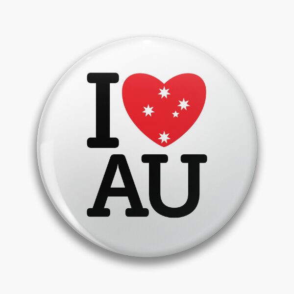 Item preview, I Love AU Proud Australia Australian Travel Souvenir Design designed and sold by D4monart.