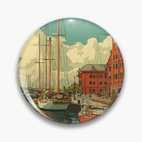 Item preview, Charlottetown Prince Edward Island | Historic Harbour City Poster designed and sold by TuncGK.