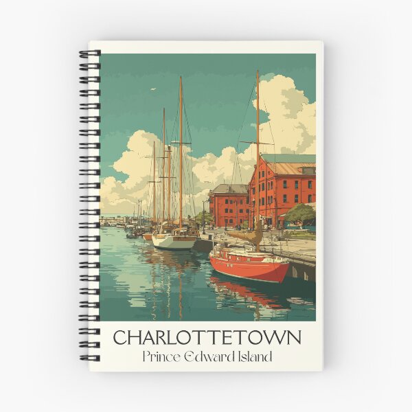 Item preview, Charlottetown Prince Edward Island | Historic Harbour City Poster designed and sold by TuncGK.