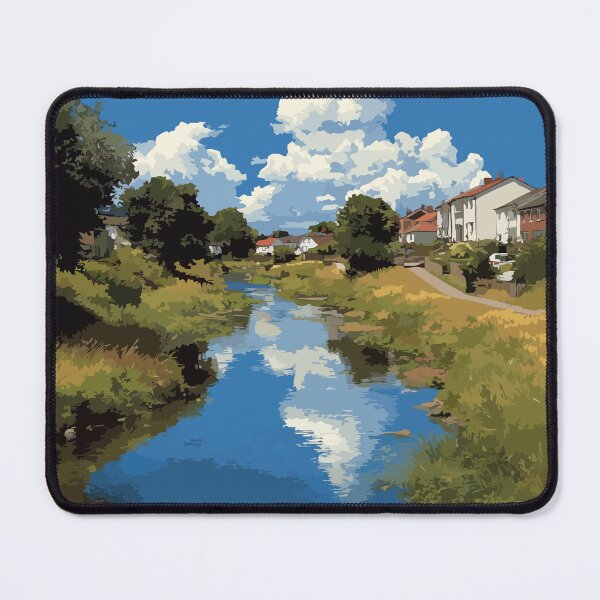 Item preview, Cornwall Prince Edward Island | West River Shoreline Poster designed and sold by TuncGK.