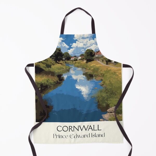 Item preview, Cornwall Prince Edward Island | West River Shoreline Poster designed and sold by TuncGK.