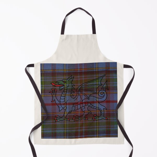 Item preview, Powys County - Universal - Welsh Tartan – The Heart of Wales & y Ddraig Goch - the red dragon v2 designed and sold by WheelieGdArt.
