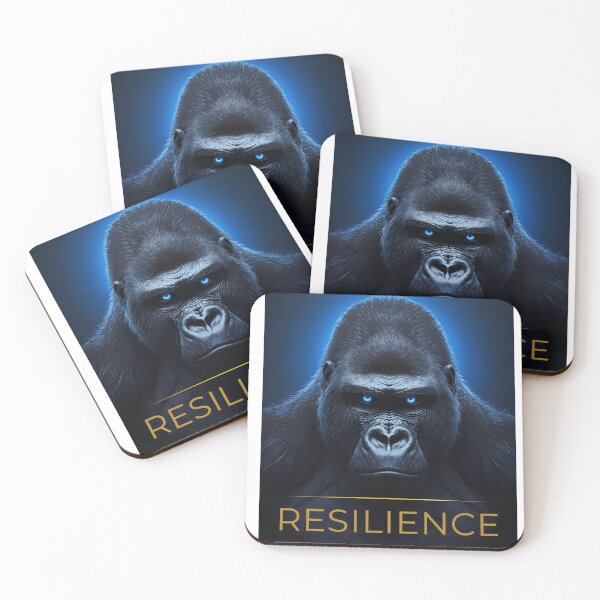 Item preview, RESILIENCE – Gorilla Strength designed and sold by NatureNinja.