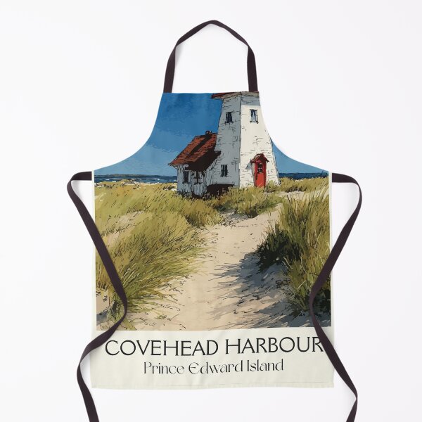 Item preview, Covehead Harbour Prince Edward Island | Lighthouse & Dunes Poster designed and sold by TuncGK.