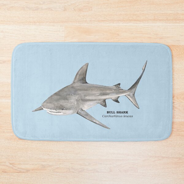 Item preview, BULL SHARK-Carcharhinus leucas (name) designed and sold by BEATRIZ ABAITUA.