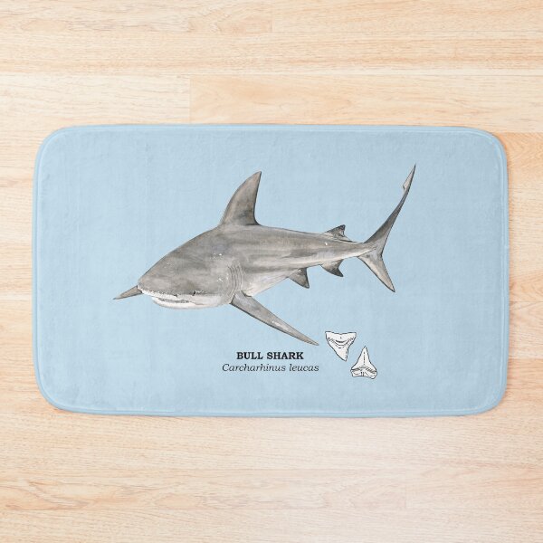 Item preview, BULL SHARK-Carcharhinus leucas (name and teeth) designed and sold by BEATRIZ ABAITUA.