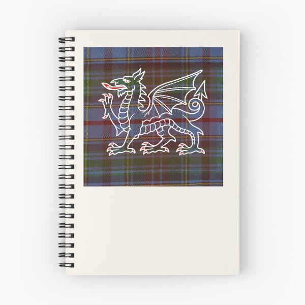 Item preview, Powys County - Universal - Welsh Tartan – The Heart of Wales & y Ddraig Goch - the red dragon v3 designed and sold by WheelieGdArt.