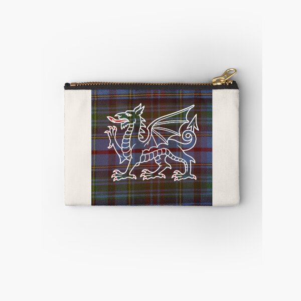 Item preview, Powys County - Universal - Welsh Tartan – The Heart of Wales & y Ddraig Goch - the red dragon v3 designed and sold by WheelieGdArt.