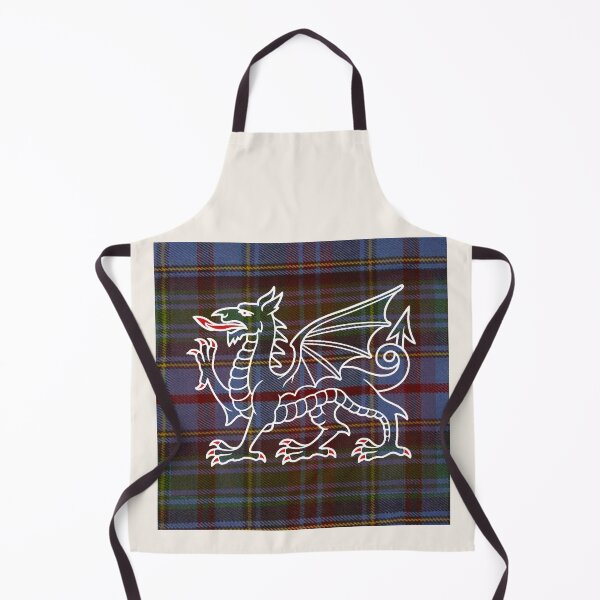 Item preview, Powys County - Universal - Welsh Tartan – The Heart of Wales & y Ddraig Goch - the red dragon v3 designed and sold by WheelieGdArt.