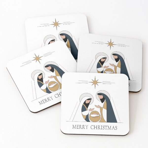 Item preview, Minimalist Geometric Nativity Scene Modern Christmas designed and sold by WikaKowalczyk.