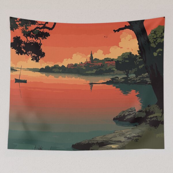 Item preview, Egmont Bay Prince Edward Island | West Coast Shoreline Poster designed and sold by TuncGK.