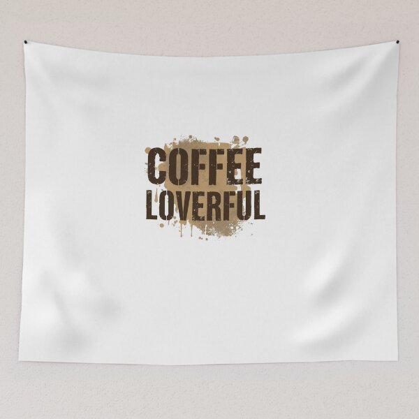 Item preview,  Coffee loverful grunge Caffeine design designed and sold by Happyhoo1.