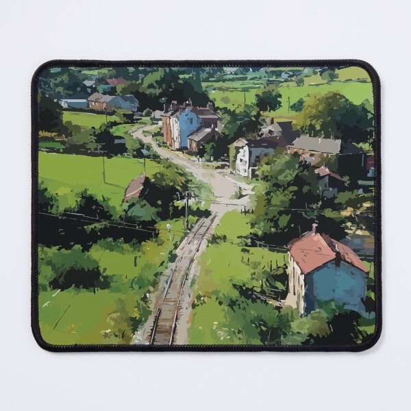 Item preview, Emerald Prince Edward Island | Countryside & Rail Poster designed and sold by TuncGK.