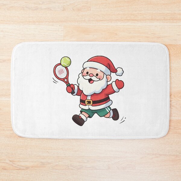 Item preview, Santa playing tennis  designed and sold by Nomad-Maynard.