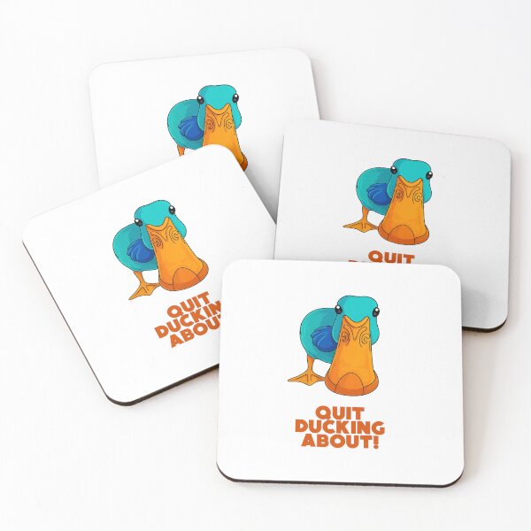 Item preview, Quit ducking about! designed and sold by Wonkies.
