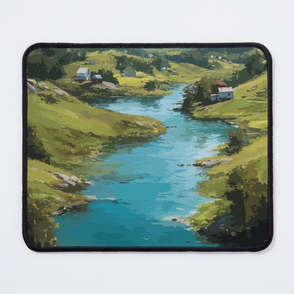Item preview, French River Prince Edward Island | Winding River Poster designed and sold by TuncGK.