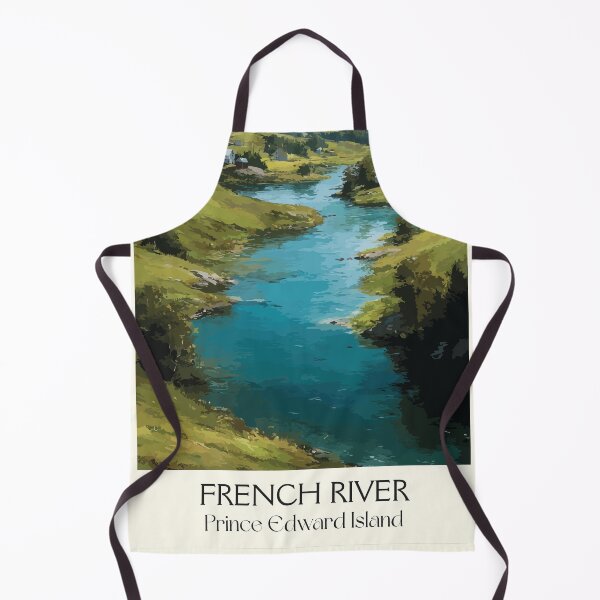 Item preview, French River Prince Edward Island | Winding River Poster designed and sold by TuncGK.