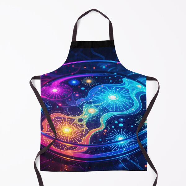 Item preview, Purple and Blue Neon Petri Dish – Futuristic Chemistry Fantasy Art designed and sold by EmeraldeaArt.