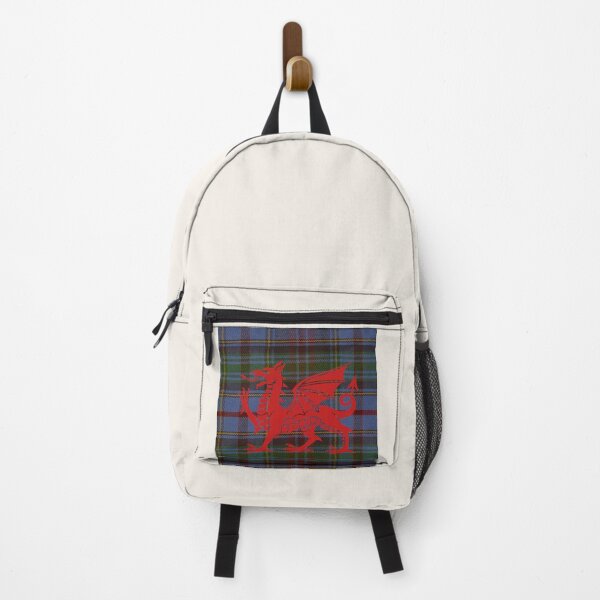 Item preview, Powys County - Universal - Welsh Tartan – The Heart of Wales & y Ddraig Goch - the red dragon v4 designed and sold by WheelieGdArt.