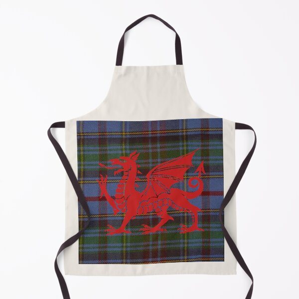 Item preview, Powys County - Universal - Welsh Tartan – The Heart of Wales & y Ddraig Goch - the red dragon v4 designed and sold by WheelieGdArt.