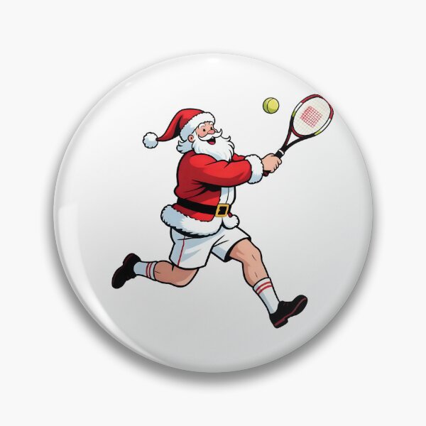 Item preview, Santa playing tennis  designed and sold by Nomad-Maynard.