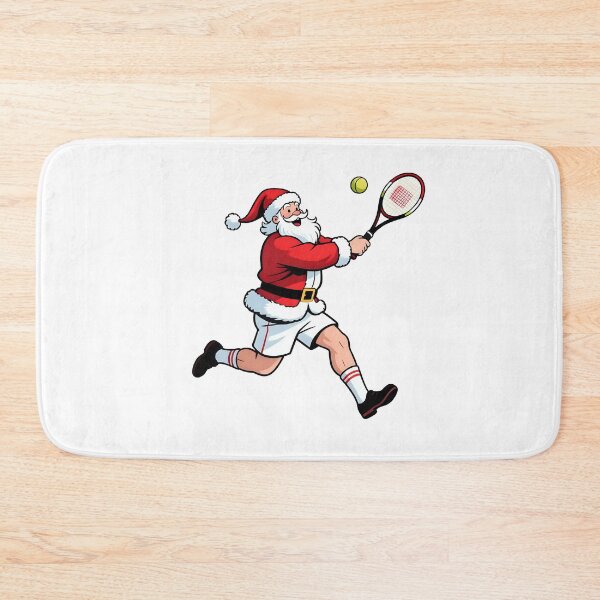 Item preview, Santa playing tennis  designed and sold by Nomad-Maynard.
