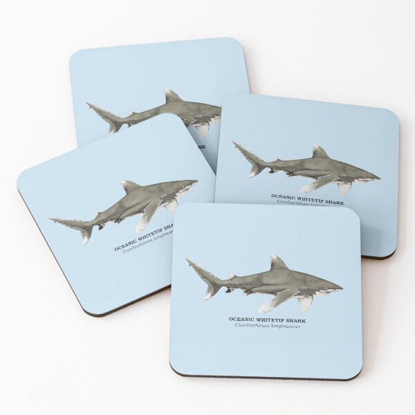 Item preview, OCEANIC WHITETIP SHARK-Carcharhinus longimanus (name) designed and sold by BEATRIZ ABAITUA.