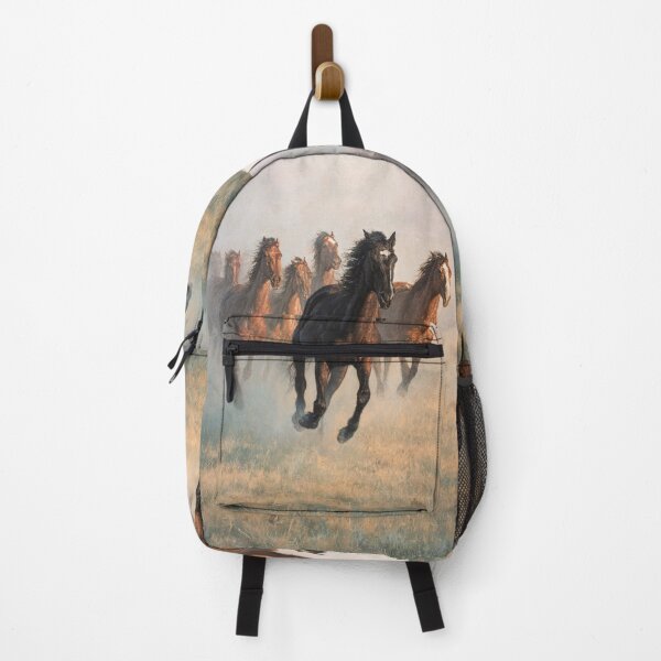 Item preview, A herd of wild horses sprinting across the open plains at dusk Horses in Motion designed and sold by CDC40.