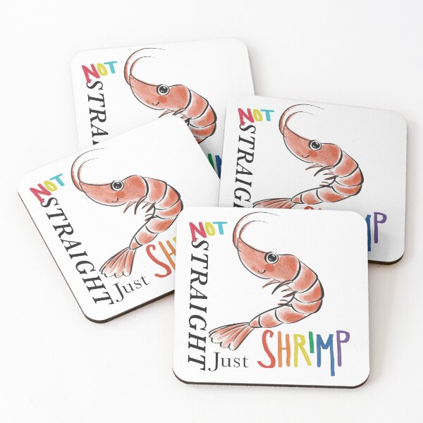Item preview, Not a straight shrimp designed and sold by sammy.the.evil.kid.