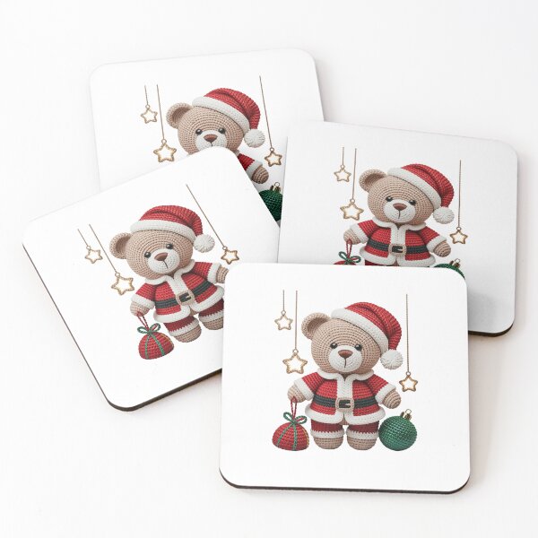 Item preview, Crochet Teddy Bear Dressed as Santa Claus designed and sold by Polarisofficial.
