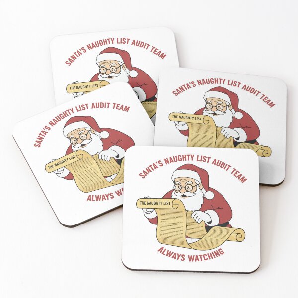 Item preview, Santa's Naughty List Audit Team - Always Watching designed and sold by HelixPedia.