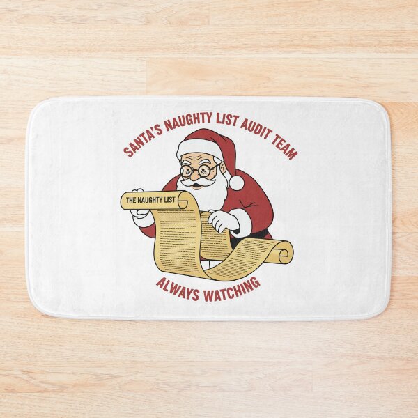 Item preview, Santa's Naughty List Audit Team - Always Watching designed and sold by HelixPedia.