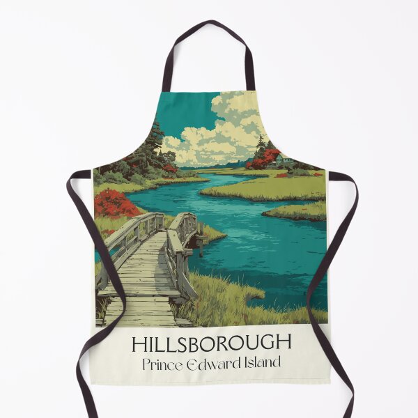 Item preview, Hillsborough Prince Edward Island | Estuary & Bridge Poster designed and sold by TuncGK.