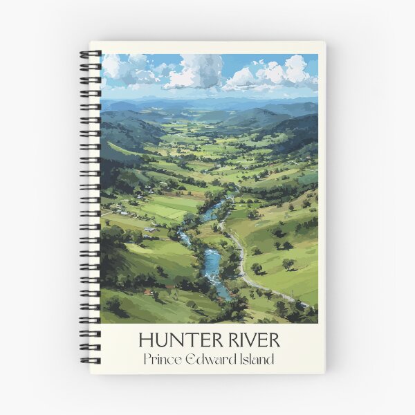 Item preview, Hunter River Prince Edward Island | Valley & Riverlands Poster designed and sold by TuncGK.