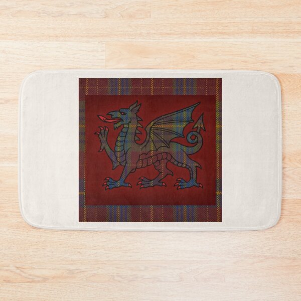 Item preview, Price Welsh Tartan – Life is Short, Glory Eternal & y Ddraig Goch - the red dragon designed and sold by WheelieGdArt.