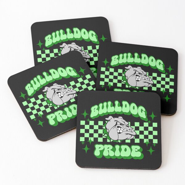 Item preview, Green Checkered Bulldog Pride designed and sold by The-Craft-Cabin.