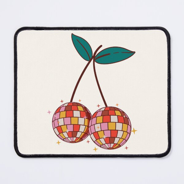 Item preview, Aesthetic Disco Cherries – Retro Pink Sparkle Fruit designed and sold by lea-lani.