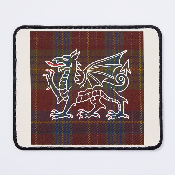 Item preview, Price Welsh Tartan – Life is Short, Glory Eternal & y Ddraig Goch - the red dragon v3 designed and sold by WheelieGdArt.