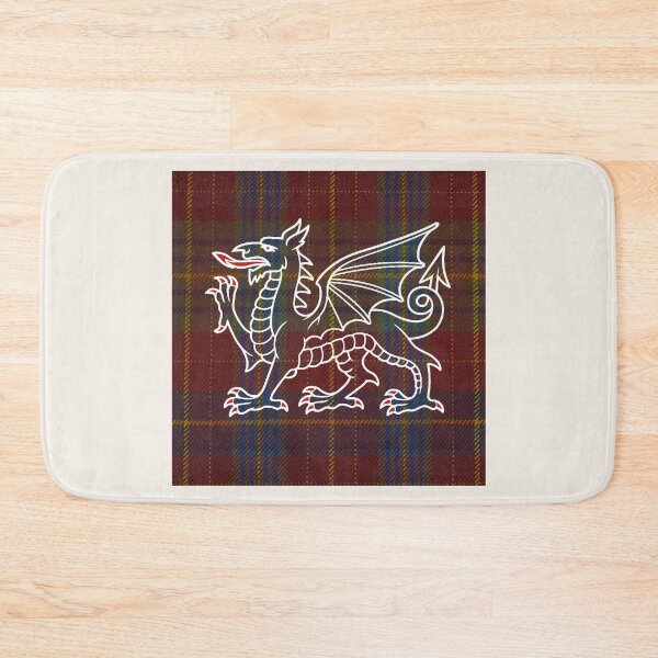 Item preview, Price Welsh Tartan – Life is Short, Glory Eternal & y Ddraig Goch - the red dragon v3 designed and sold by WheelieGdArt.