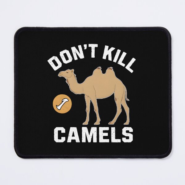 Item preview, Don't Kill Camels – Minimal Camel Graphic designed and sold by CalmDownZone ⭐️⭐️⭐️⭐️⭐️.