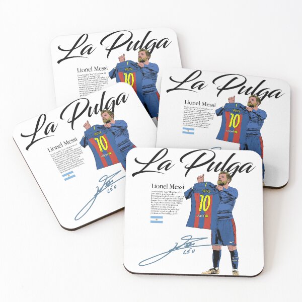 Item preview, The Flea, number 10, Barcelona player, Argentina designed and sold by NF Designs Studio DTF.