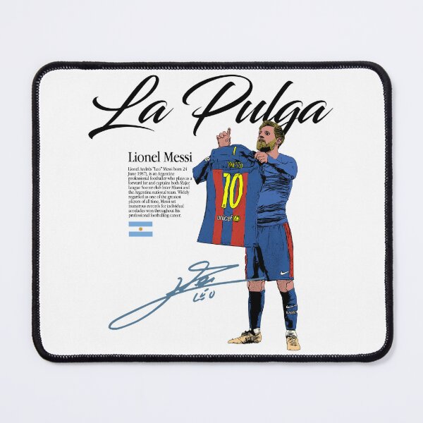 Item preview, The Flea, number 10, Barcelona player, Argentina designed and sold by NF Designs Studio DTF.