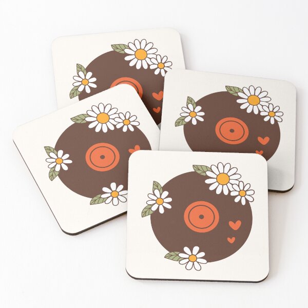 Item preview, Retro Daisy Record – Vintage Vinyl Flower Power Aesthetic designed and sold by lea-lani.