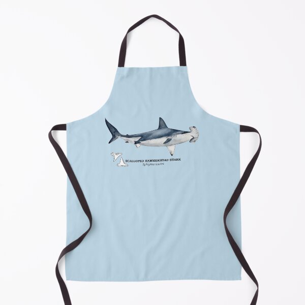 Item preview, SCALLOPED HAMMERHEAD SHARK-Sphyrna lewini (name and teeth) designed and sold by BEATRIZ ABAITUA.