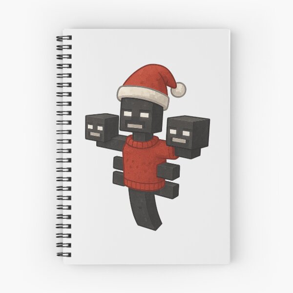 Item preview, Wither Santa Claus, Minecraft Style! Blocky, Jolly & Ready for Christmas designed and sold by DibujandoPorfa.